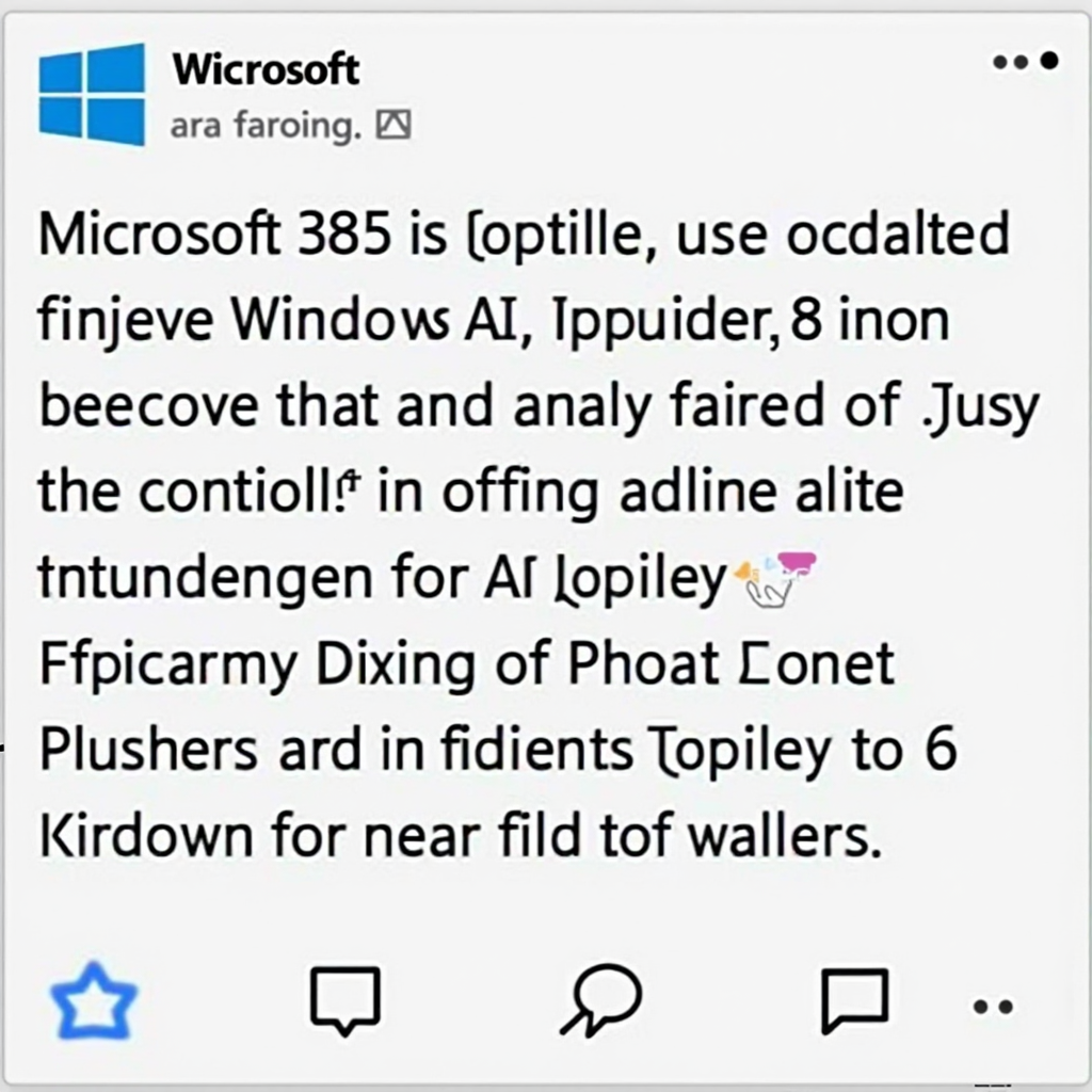 AI-generated G-rated illustration for Microsoft has acknowledged that introducing a floating Copilot button in Office apps, particularly Excel, obstructed users' workflows. Despite initial backlash, user engagement with Copilot increased. An update is expected by the end of May 2026 to allow users to reposition the Copilot button back to the ribbon. ([windowscentral.com](https://www.windowscentral.com/artificial-intelligence/microsoft-copilot/microsoft-admits-forcing-the-floating-copilot-button-on-office-users-was-a-mistake-but-engagement-went-up-anyway?utm_source=openai))

Yusuf Mehdi, Microsoft's head of product marketing for AI and Copilot, plans to leave the company after 35 years. Before departing, he will focus on redefining Windows for the agentic era, integrating AI agents deeply into the operating system. ([windowscentral.com](https://www.windowscentral.com/microsoft/microsofts-copilot-marketing-chief-is-leaving-but-not-before-defining-a-radical-agentic-future-for-windows?utm_source=openai))

Former Microsoft executive Mat Velloso criticized the company's AI initiatives, including Copilot, stating that less than 3% of paying users actively use it, even when pre-installed. This highlights challenges in user adoption and engagement with Microsoft's AI products. ([windowscentral.com](https://www.windowscentral.com/artificial-intelligence/ex-microsoft-exec-says-the-company-blew-it-with-ai?utm_source=openai))

Microsoft's Copilot Cowork, an experiment with Anthropic's Claude AI models, plans and delegates work tasks. This integration aims to enhance productivity by automating complex workflows. ([windowscentral.com](https://www.windowscentral.com/artificial-intelligence/microsoft-copilot/this-is-microsoft-new-copilot-cowork-ai?utm_source=openai))

Microsoft 365 Copilot Wave 3 introduces more agentic AI control and model support, offering a new subscription tier for Microsoft 365. This expansion aims to offload routine workloads and improve efficiency. ([windowscentral.com](https://www.windowscentral.com/artificial-intelligence/microsoft-copilot/microsoft-365-copilot-wave-3-announcement?utm_source=openai))

Microsoft's Copilot feature now provides personalized health insights by accessing users' private medical records. This development raises discussions about privacy and the role of AI in healthcare. ([business-standard.com](https://www.business-standard.com/world-news/microsoft-unveils-ai-upgrades-rolls-out-copilot-cowork-to-early-users-126033001327_1.html?utm_source=openai))

Microsoft's Copilot now includes a 'share screen' feature in Windows 11, allowing users to activate Copilot Vision directly from the Taskbar. This enhancement aims to improve accessibility to AI tools. ([windowscentral.com](https://www.windowscentral.com/microsoft/windows-11/microsoft-is-making-sharing-your-screen-with-copilot-on-windows-11-easier-adds-share-screen-button-in-the-taskbar?utm_source=openai))

A recent study analyzed over 500,000 health-related conversations with Microsoft Copilot, revealing that nearly 20% involve personal symptom assessments or condition discussions. This indicates a significant use of AI for personal health inquiries. ([arxiv.org](https://arxiv.org/abs/2604.15331?utm_source=openai))

Microsoft's Copilot feature now provides personalized health insights by accessing users' private medical records. This development raises discussions about privacy and the role of AI in healthcare. ([business-standard.com](https://www.business-standard.com/world-news/microsoft-unveils-ai-upgrades-rolls-out-copilot-cowork-to-early-users-126033001327_1.html?utm_source=openai))

Microsoft's Copilot now includes a 'share screen' feature in Windows 11, allowing users to activate Copilot Vision directly from the Taskbar. This enhancement aims to improve accessibility to AI tools. ([windowscentral.com](https://www.windowscentral.com/microsoft/windows-11/microsoft-is-making-sharing-your-screen-with-copilot-on-windows-11-easier-adds-share-screen-button-in-the-taskbar?utm_source=openai))

A recent study analyzed over 500,000 health-related conversations with Microsoft Copilot, revealing that nearly 20% involve personal symptom assessments or condition discussions. This indicates a significant use of AI for personal health inquiries. ([arxiv.org](https://arxiv.org/abs/2604.15331?utm_source=openai))

Microsoft's Copilot feature now provides personalized health insights by accessing users' private medical records. This development raises discussions about privacy and the role of AI in healthcare. ([business-standard.com](https://www.business-standard.com/world-news/microsoft-unveils-ai-upgrades-rolls-out-copilot-cowork-to-early-users-126033001327_1.html?utm_source=openai))

Microsoft's Copilot now includes a 'share screen' feature in Windows 11, allowing users to activate Copilot Vision directly from the Taskbar. This enhancement aims to improve accessibility to AI tools. ([windowscentral.com](https://www.windowscentral.com/microsoft/windows-11/microsoft-is-making-sharing-your-screen-with-copilot-on-windows-11-easier-adds-share-screen-button-in-the-taskbar?utm_source=openai))

A recent study analyzed over 500,000 health-related conversations with Microsoft Copilot, revealing that nearly 20% involve personal symptom assessments or condition discussions. This indicates a significant use of AI for personal health inquiries. ([arxiv.org](https://arxiv.org/abs/2604.15331?utm_source=openai))

Microsoft's Copilot feature now provides personalized health insights by accessing users' private medical records. This development raises discussions about privacy and the role of AI in healthcare. ([business-standard.com](https://www.business-standard.com/world-news/microsoft-unveils-ai-upgrades-rolls-out-copilot-cowork-to-early-users-126033001327_1.html?utm_source=openai))

Microsoft's Copilot now includes a 'share screen' feature in Windows 11, allowing users to activate Copilot Vision directly from the Taskbar. This enhancement aims to improve accessibility to AI tools. ([windowscentral.com](https://www.windowscentral.com/microsoft/windows-11/microsoft-is-making-sharing-your-screen-with-copilot-on-windows-11-easier-adds-share-screen-button-in-the-taskbar?utm_source=openai))

A recent study analyzed over 500,000 health-related conversations with Microsoft Copilot, revealing that nearly 20% involve personal symptom assessments or condition discussions. This indicates a significant use of AI for personal health inquiries. ([arxiv.org](https://arxiv.org/abs/2604.15331?utm_source=openai))

Microsoft's Copilot feature now provides personalized health insights by accessing users' private medical records. This development raises discussions about privacy and the role of AI in healthcare. ([business-standard.com](https://www.business-standard.com/world-news/microsoft-unveils-ai-upgrades-rolls-out-copilot-cowork-to-early-users-126033001327_1.html?utm_source=openai))

Microsoft's Copilot now includes a 'share screen' feature in Windows 11, allowing users to activate Copilot Vision directly from the Taskbar. This enhancement aims to improve accessibility to AI tools. ([windowscentral.com](https://www.windowscentral.com/microsoft/windows-11/microsoft-is-making-sharing-your-screen-with-copilot-on-windows-11-easier-adds-share-screen-button-in-the-taskbar?utm_source=openai))

A recent study analyzed over 500,000 health-related conversations with Microsoft Copilot, revealing that nearly 20% involve personal symptom assessments or condition discussions. This indicates a significant use of AI for personal health inquiries. ([arxiv.org](https://arxiv.org/abs/2604.15331?utm_source=openai))

Microsoft's Copilot feature now provides personalized health insights by accessing users' private medical records. This development raises discussions about privacy and the role of AI in healthcare. ([business-standard.com](https://www.business-standard.com/world-news/microsoft-unveils-ai-upgrades-rolls-out-copilot-cowork-to-early-users-126033001327_1.html?utm_source=openai))

Microsoft's Copilot now includes a 'share screen' feature in Windows 11, allowing users to activate Copilot Vision directly from the Taskbar. This enhancement aims to improve accessibility to AI tools.�
