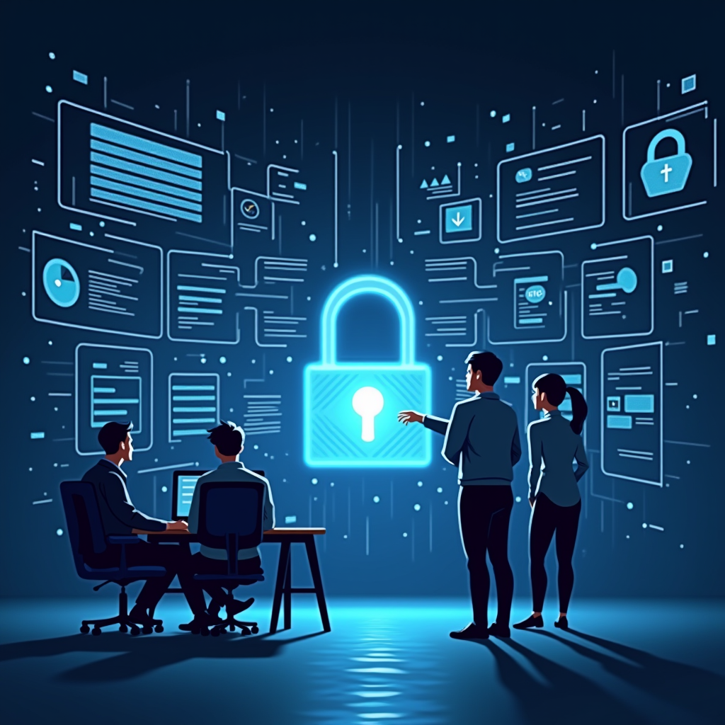 AI-generated G-rated illustration for Critical Security Flaw in Microsoft 365 Copilot Exposes Sensitive Data