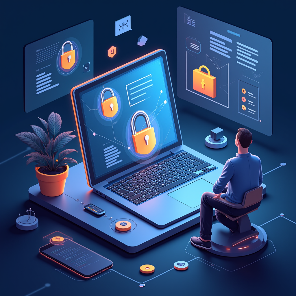 AI-generated G-rated illustration for Norton Integrates Scam Detection into ChatGPT to Protect Families from AI-Generated Scams