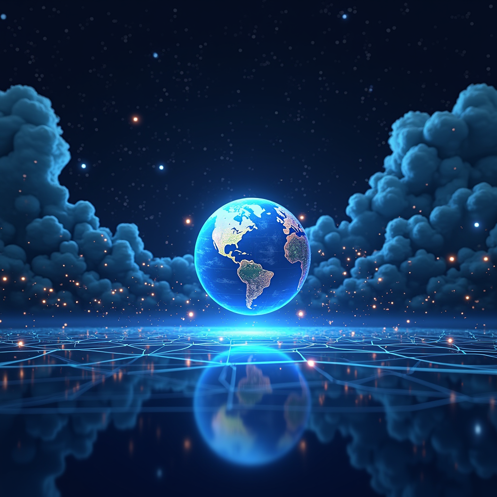 AI-generated G-rated illustration for Paramount Global Integrates Pluto TV and Paramount Plus onto Unified Technical Platform