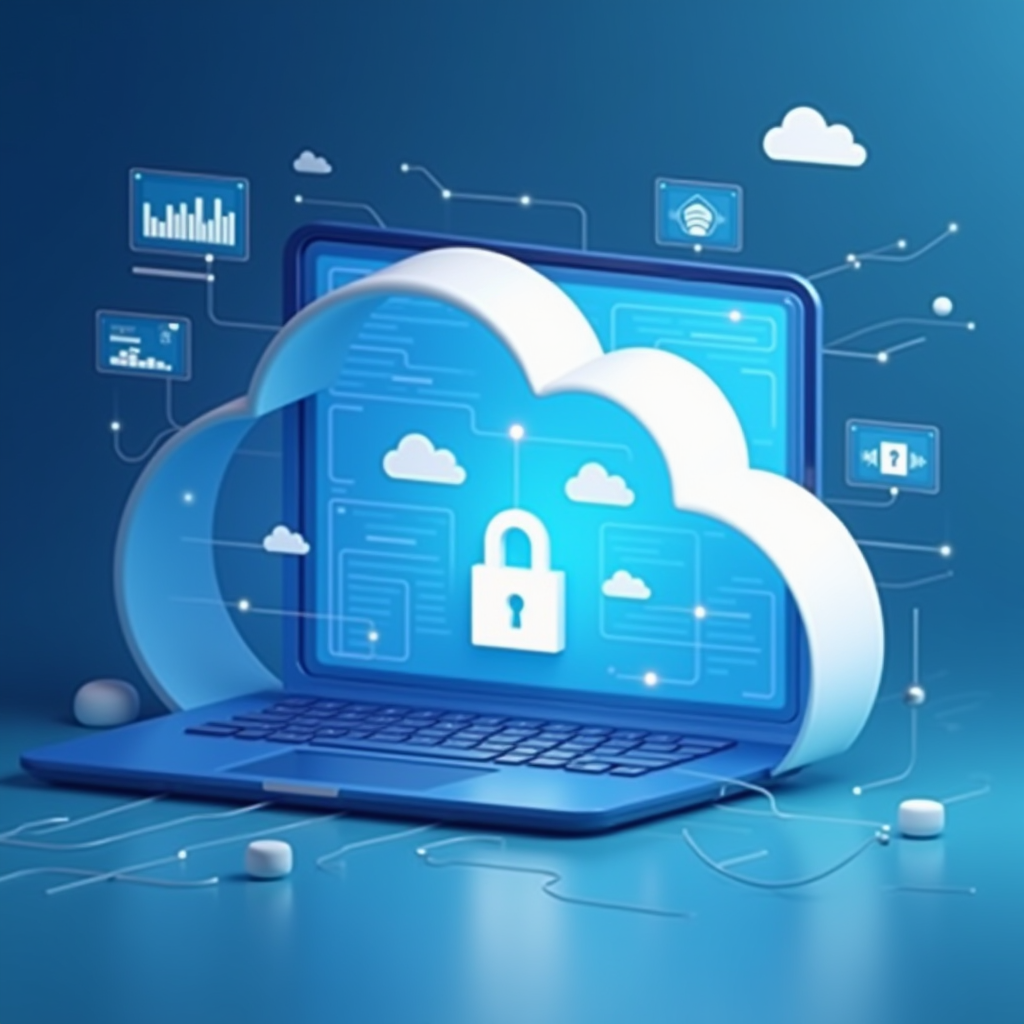 AI-generated G-rated illustration for A practical guide to cloud storage safety for family photos and business files