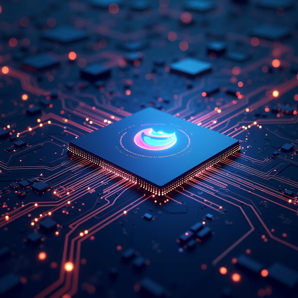 AI-generated G-rated illustration for Apple's $30 Billion Expansion with Broadcom to Boost U.S. Chip Manufacturing
