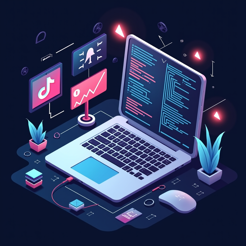 AI-generated G-rated illustration for EU Finds TikTok Violates Digital Services Act by Failing to Protect Minors' Privacy