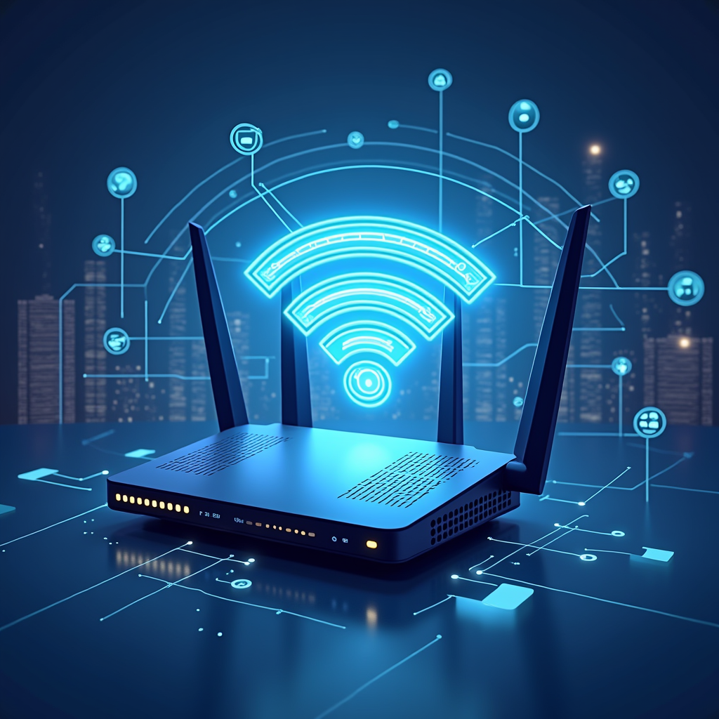 AI-generated G-rated illustration for FCC Expands Ban on Foreign-Made Wi-Fi Routers to Include Portable Hotspots and 5G Home Internet Devices