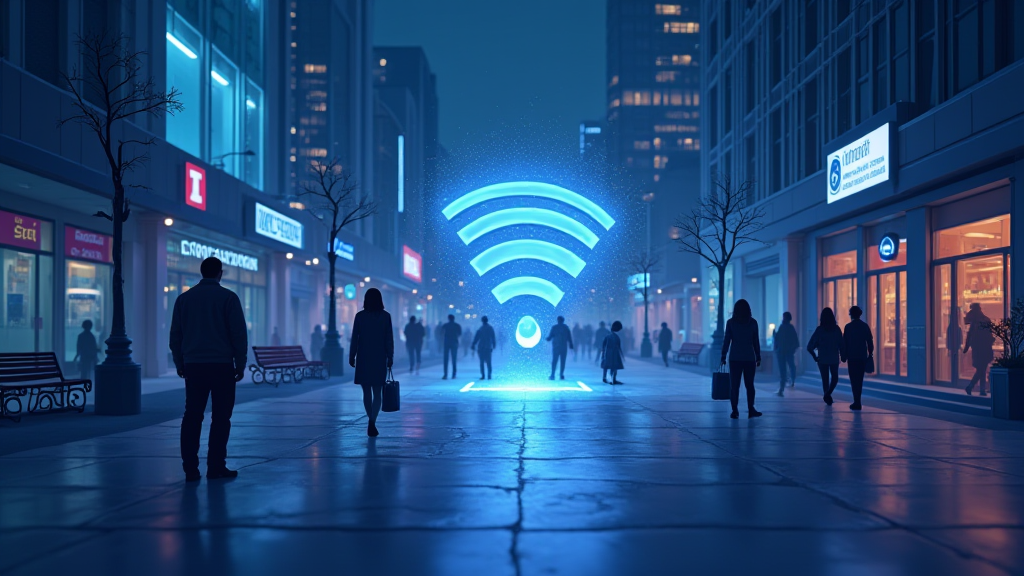 AI-generated G-rated illustration for A practical guide to public wifi safety explained simply