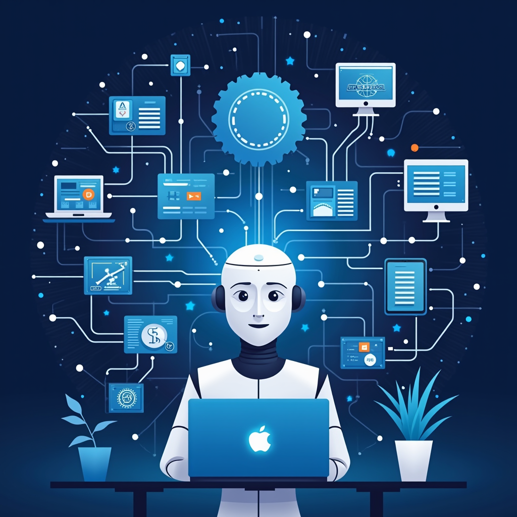AI-generated G-rated illustration for A practical guide to safe AI use for parents, teens, and small teams