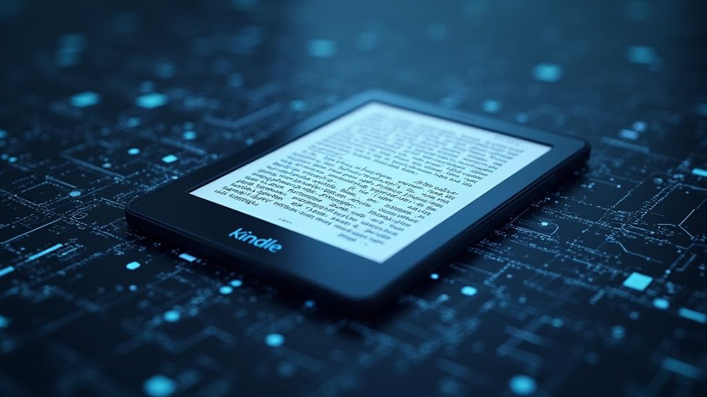 AI-generated G-rated illustration for Amazon's Kindle Oasis update introduces stricter DRM, limiting book sharing and access