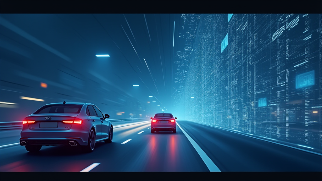 AI-generated G-rated illustration for Growing Opposition to Flock Safety's Automated License Plate Reader Cameras in the U.S.