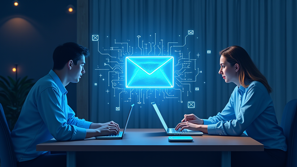 AI-generated G-rated illustration for A practical guide to email scam awareness for families and small businesses